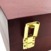 Hebold Schuhmacherei Schuhputzkasten mahagoniefarben mit Gold – Schuhpflegeset für schwarze rahmengenähte Schuhe – Perfekte Geschenkidee für Schuhliebhaber! – Bild 10