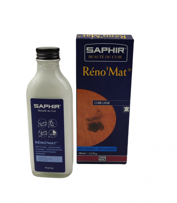 SAPHIR BEAUTÉ DU CUIR Réno'Mat Schuhreiniger für Glattleder – Bild 3