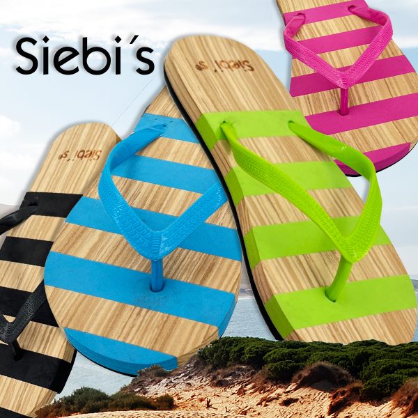 Siebi's CADIZ Flip Zehentrenner flach Damen extra leicht – Bild 2