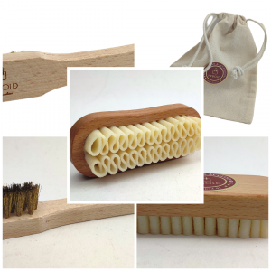 Hebold Schuhmacherei Bürsten-Set Rauleder-Nubukpflege