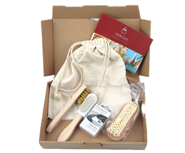 Hebold Schuhmacherei Bürsten-Set Rauleder-Nubukpflege – Bild 5