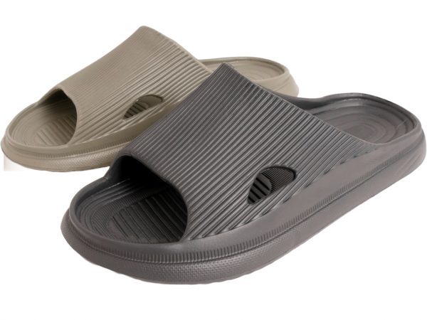 Hebold EVA Slipper Badeschuhe Komfort Sauna Wellness Pantoletten Duschschuhe Herren