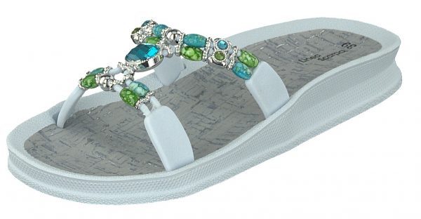 Atokos modische Badeschuhe Pantoletten Damen – Bild 22