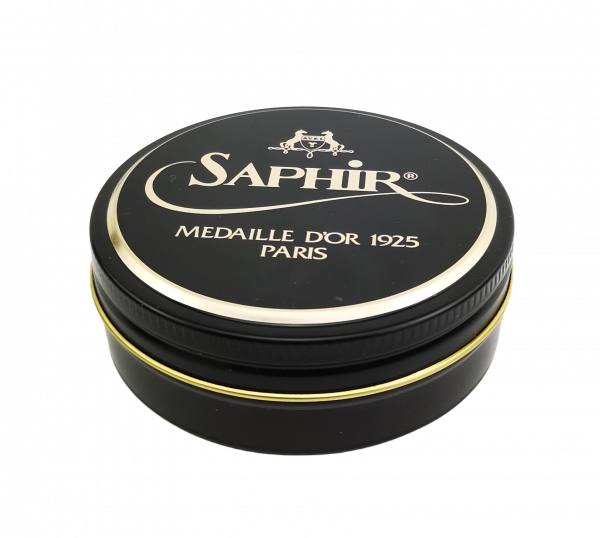 Saphir MEDAILLE D'OR de Luxe Schuhwachs  - Für satte Farbe, Glanz und Schutz mit Imprägnierung 100 ml – Bild 2