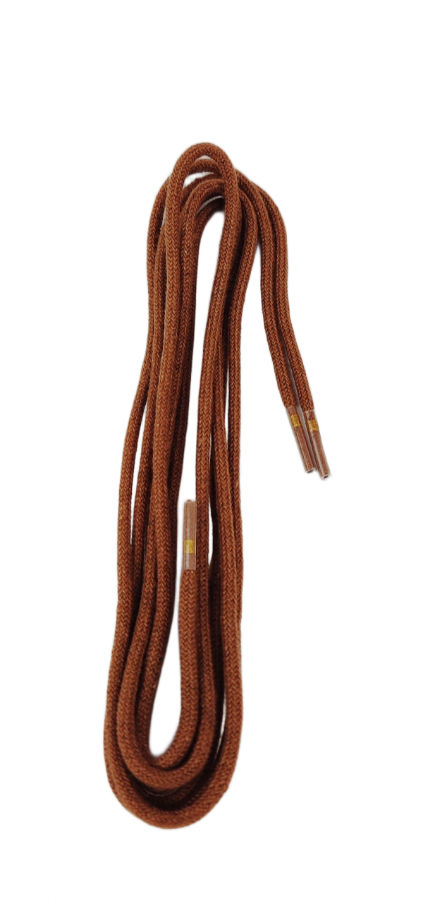 Ringelspitz Schuhsenkel Rund  dünn braun 2mm – Bild 9