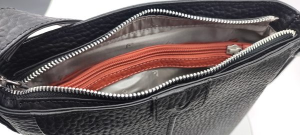 Voi Umhängetasche BIANCA Leder Crossover Handtasche Damen – Bild 3