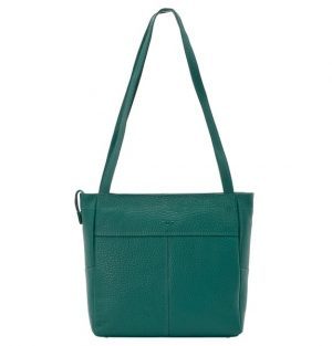 Voi Schultertasche QUILA HIRSCH Shopper Handtasche Leder Damen