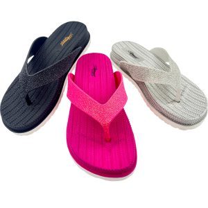 Linea Scarpa Patras Flip-Flops Fußbett Zehentrenner Sommer- Strand- Sandalen leicht Damen