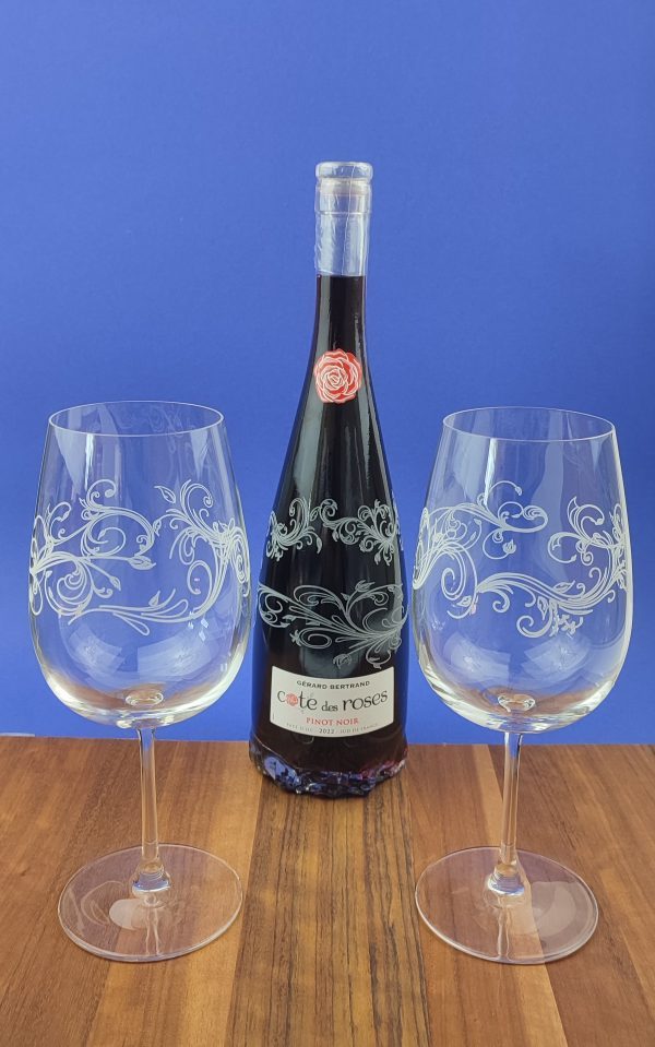Gérard Bertrand Cote des Roses 2020 Pinot Noir Rot trocken optional mit persönlicher Gravur – Bild 14