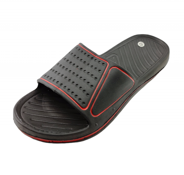 Hebold24 AquaFlex Komfort Shoes Herren Duschschuhe  Badepantolette Slides – Bild 2