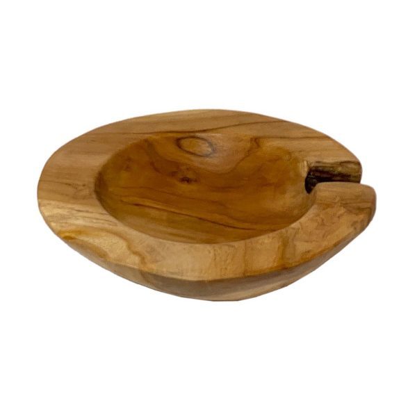 Teakholz Schale Ø 25 cm Einzigartiges Naturprodukt aus Wurzelholz – Bild 3