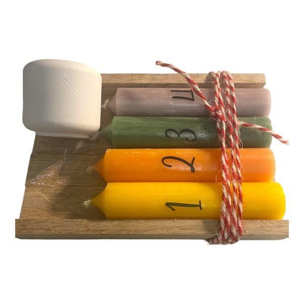 Weihnachten umarmen: Adventskerzen-Set – Bild 5