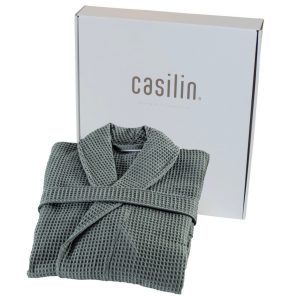 Kos Bathrobe in Gift Box Eucalyptus