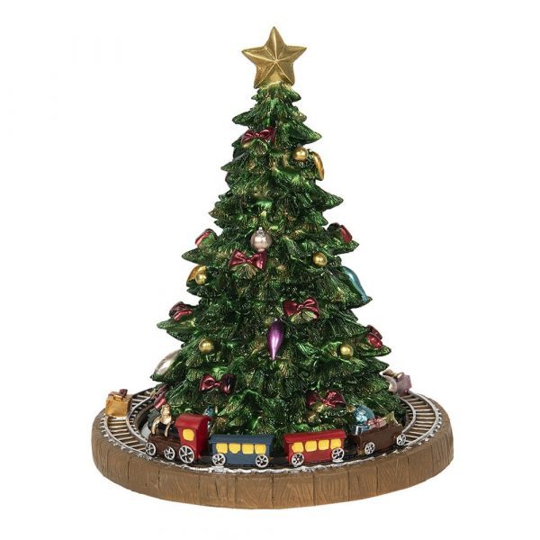 Spieluhr Weihnachtsbaum Ø 15x18 cm – Bild 2
