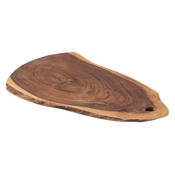Baumscheibe Servierbrett verleimt 34x16cm o. 52x24cm Serviertablett Deko Akazie massiv – Bild 12