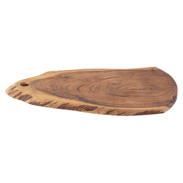 Baumscheibe Servierbrett verleimt 34x16cm o. 52x24cm Serviertablett Deko Akazie massiv – Bild 5