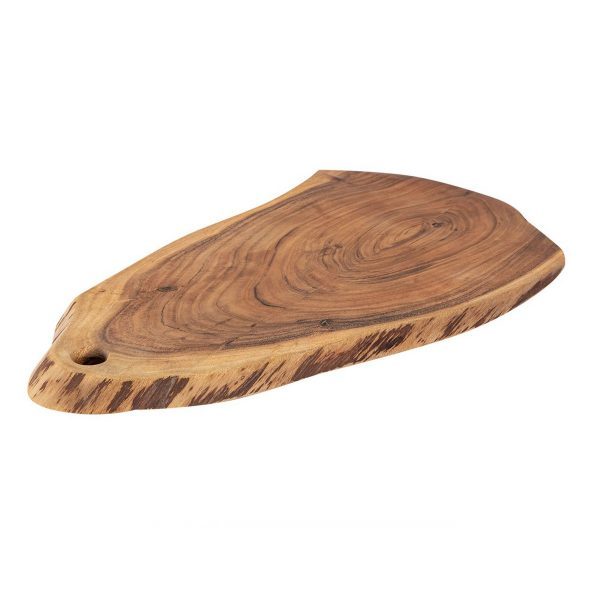 Baumscheibe Servierbrett verleimt 34x16cm o. 52x24cm Serviertablett Deko Akazie massiv – Bild 13