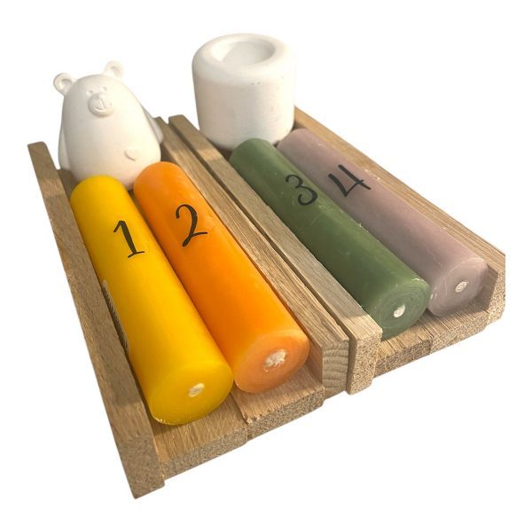 Weihnachten umarmen: Adventskerzen-Set – Bild 7