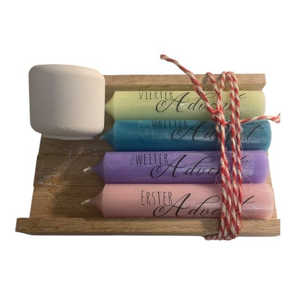 Weihnachten umarmen: Adventskerzen-Set – Bild 6