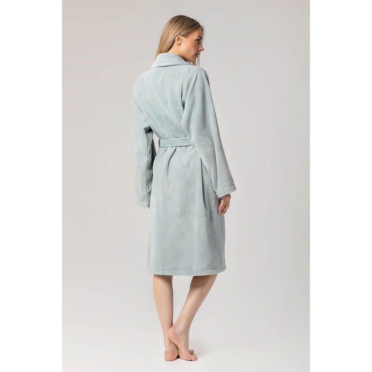 Teddy Bathrobe Sea Green – Bild 4