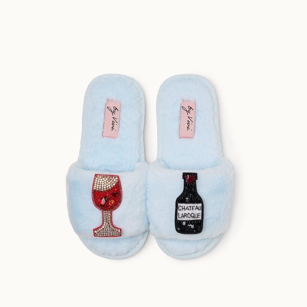Broschenpaar für Slipper: Red Wine – Bild 2
