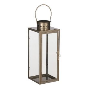 Arzilla Laterne – L14 x B13 x H35 cm – Gold