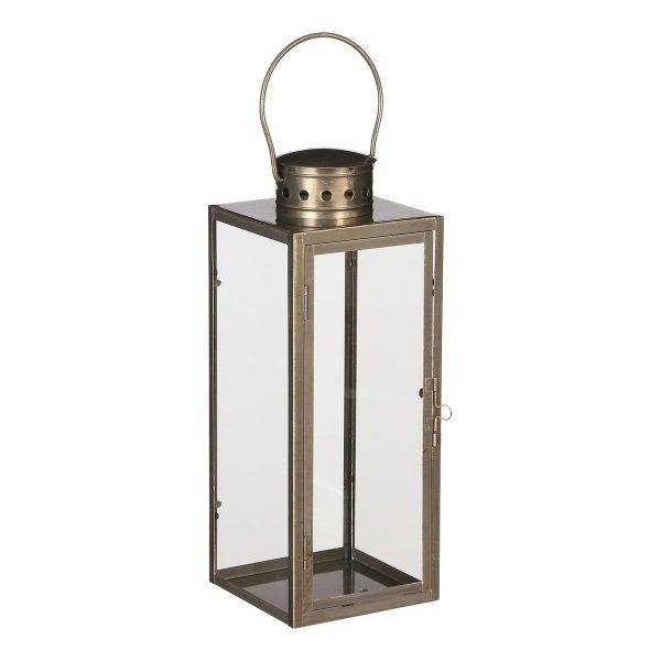 Arzilla Laterne – L14 x B13 x H35 cm – Gold