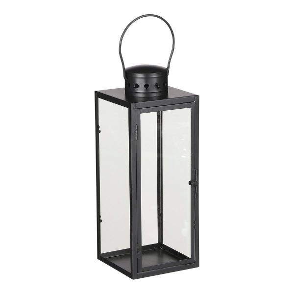 Arzilla Laterne – L14 x B13 x H35 cm – Schwarz