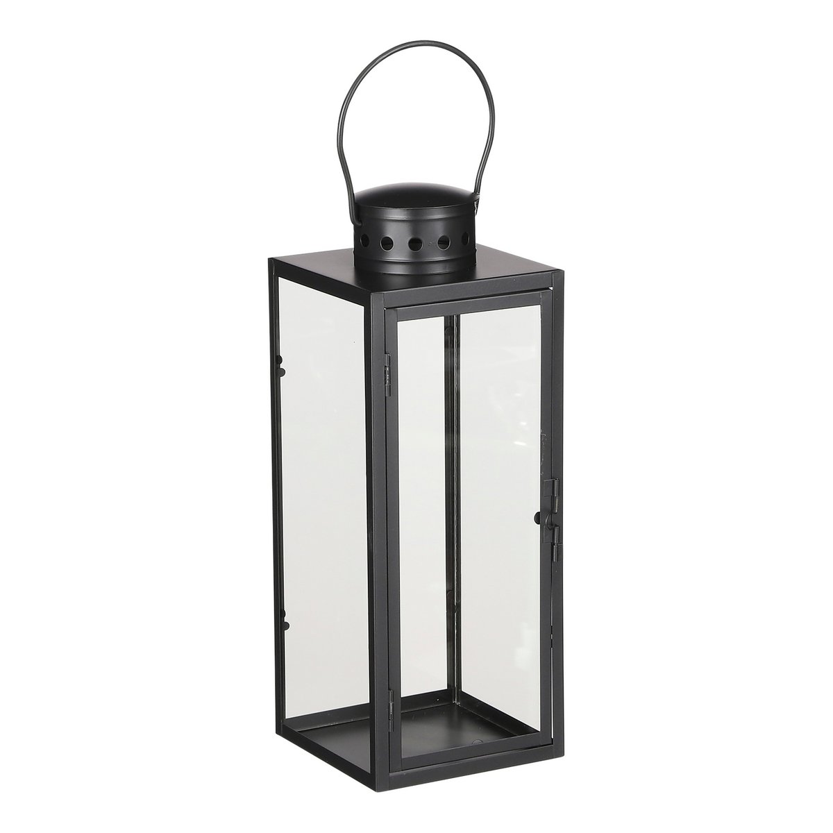 Arzilla Laterne – L14 x B13 x H35 cm – Schwarz