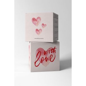 Geschenkewürfel "WITH LOVE"