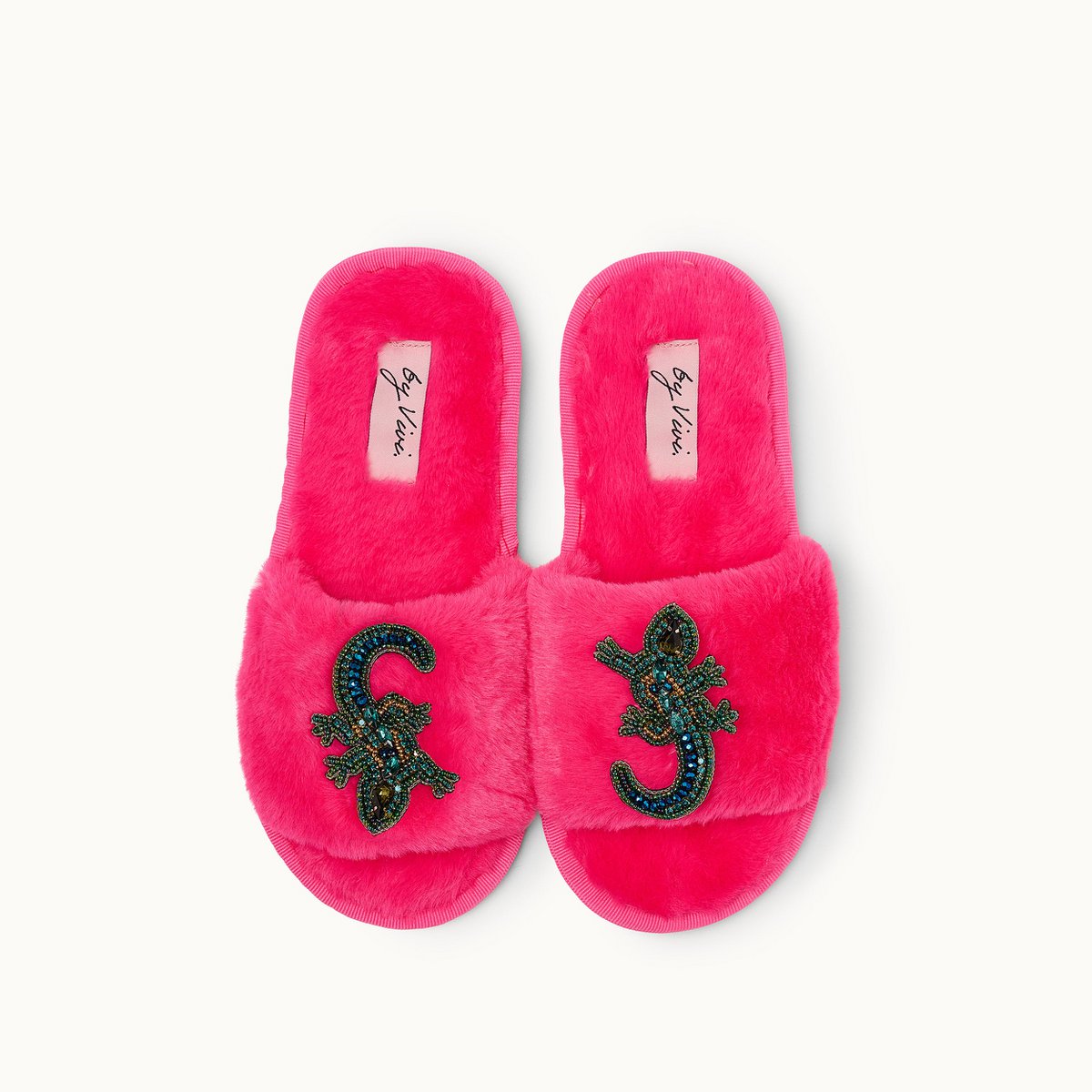 Broschenpaar für Slipper: Salamander – Bild 3