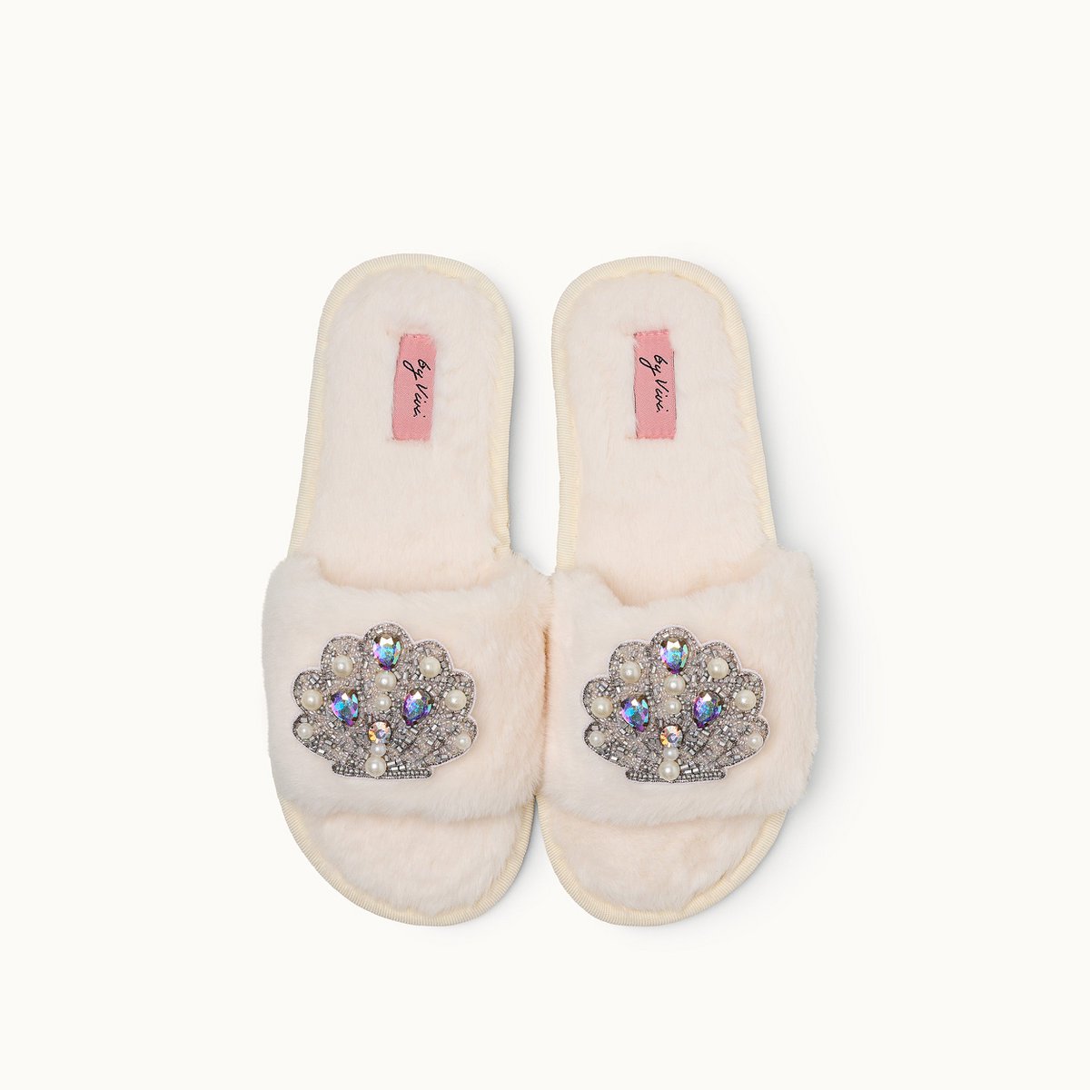 Broschenpaar für Slipper: Shells