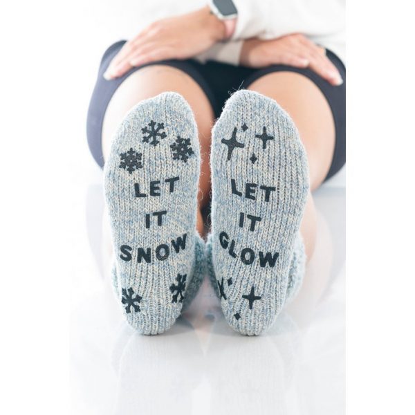Lass es schnee. Lass es glühen.