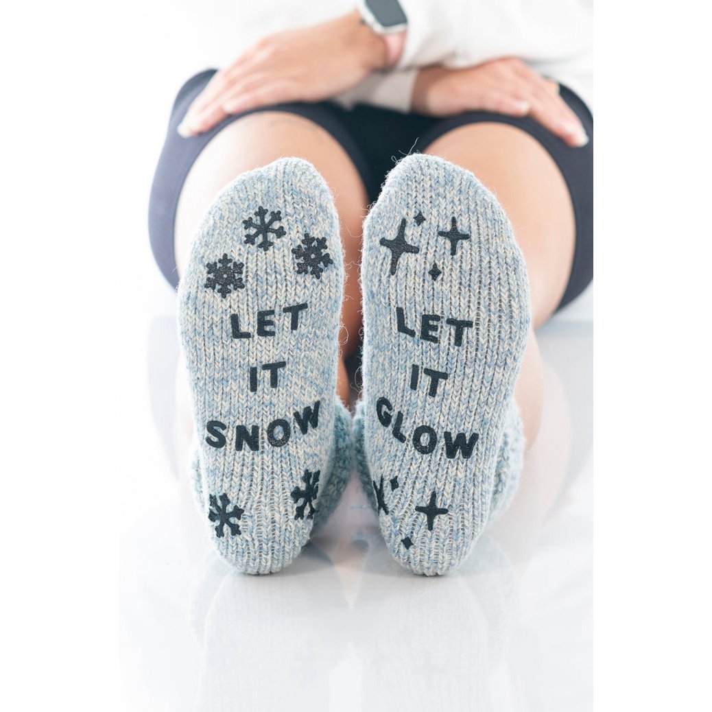Lass es schnee. Lass es glühen.