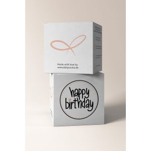 Geschenkewürfel "HAPPY BIRTHDAY"