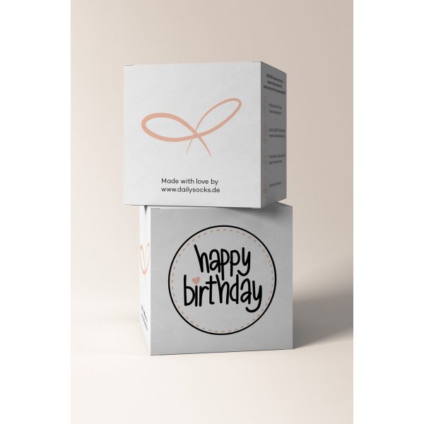 Geschenkewürfel "HAPPY BIRTHDAY"