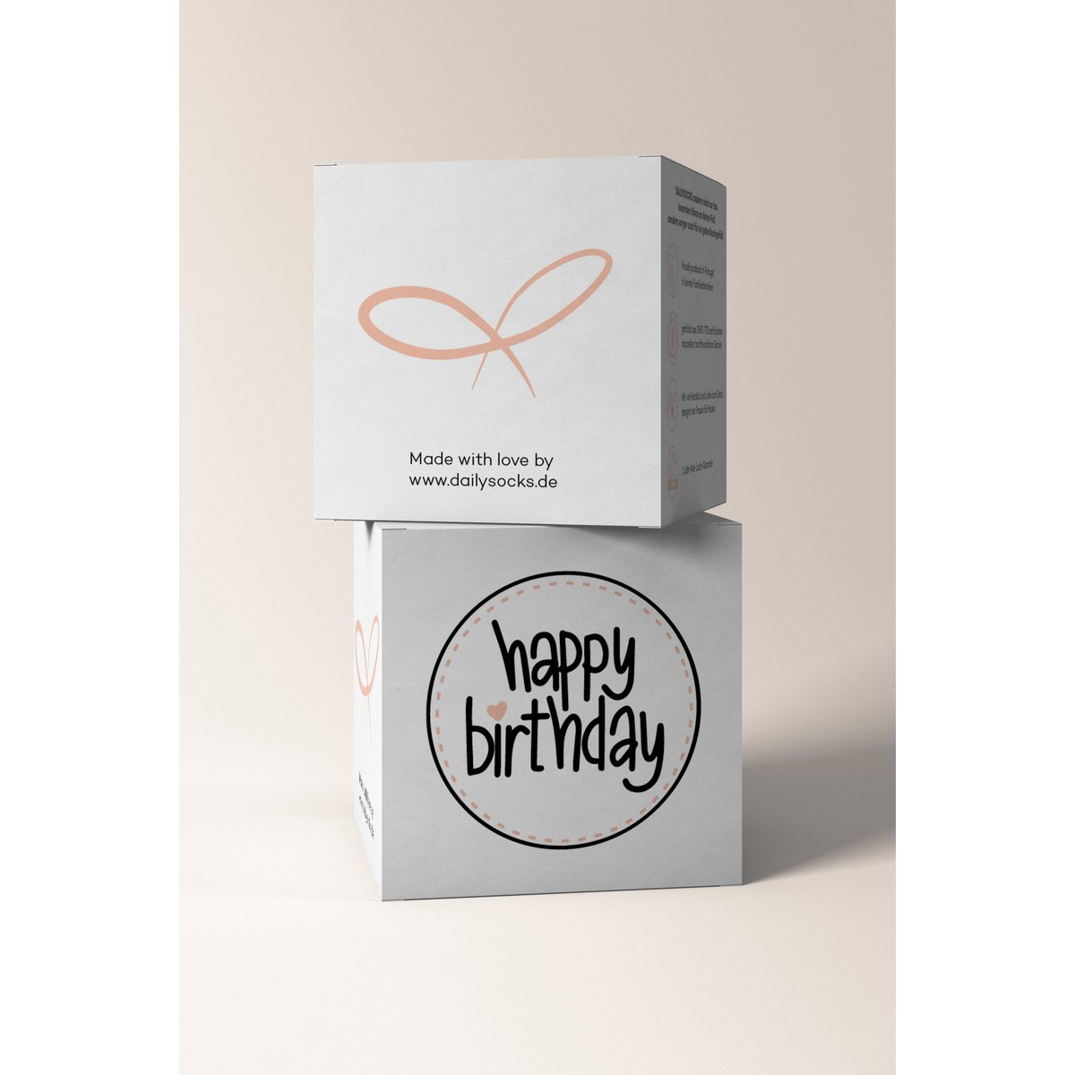 Geschenkewürfel "HAPPY BIRTHDAY"