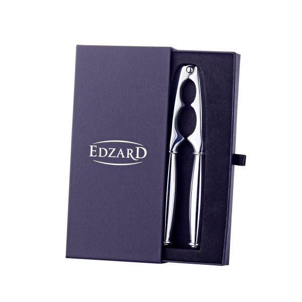 EDZARD Nussknacker Carlton, klassische Form, edel versilbert, Länge 17 cm – Bild 4
