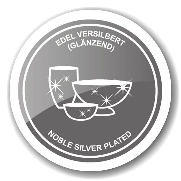 EDZARD Nussknacker Walnuss, edel versilbert, anlaufgeschützt, Länge 9 cm – Bild 8