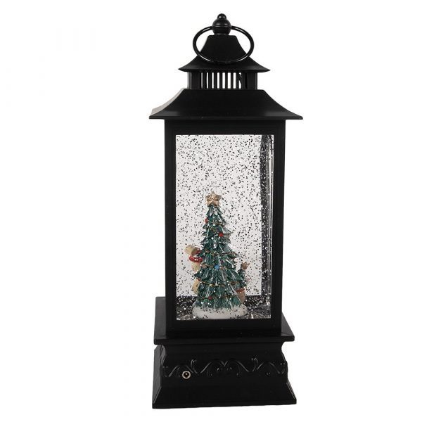 Dekorationslaterne mit dem Santa 10x10x28 cm / 3xaaa – Bild 3