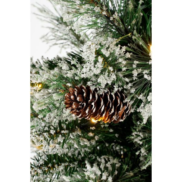Vandans Künstlicher Weihnachtsbaum im Topf – H90 x Ø48 cm – Grün gefrostet – Bild 3