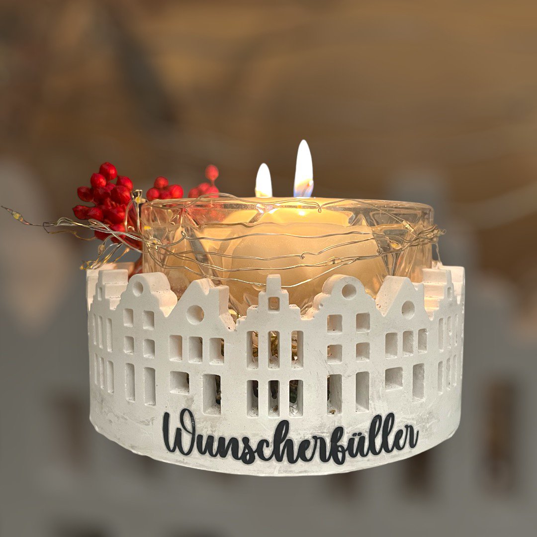 Trendiger Artikel! Adventshausring mit oder ohne Kerzen – Bild 2