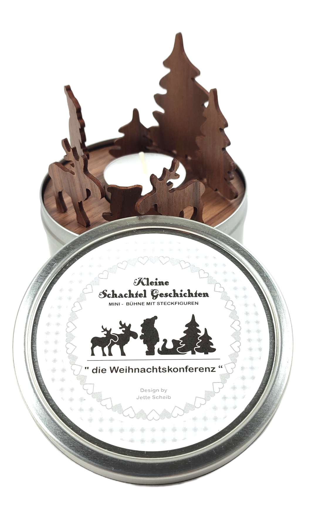 Teelicht Halter Schachtelgeschichten Weihnachtskonferenz – Bild 4