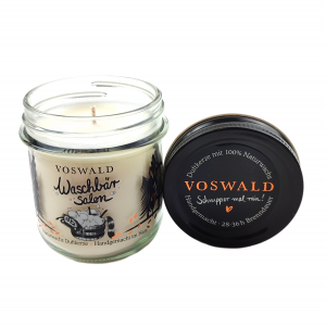 VOSWALD Waschbär Salon Duftkerze