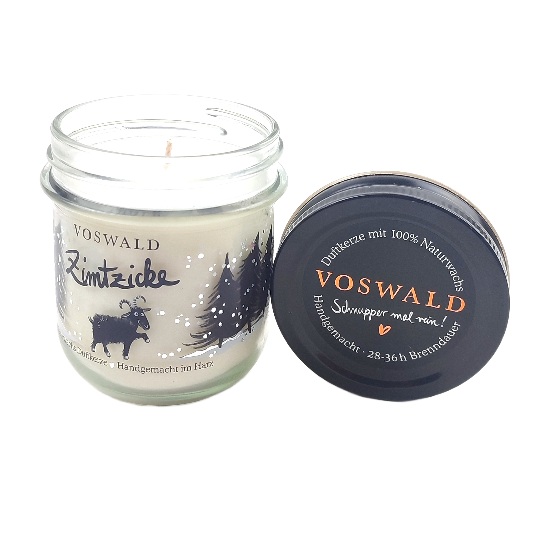 VOSWALD Zimtzicke Duftkerze – Bild 2