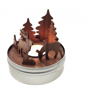 Teelicht Halter Schachtelgeschichten Draußen im Wald