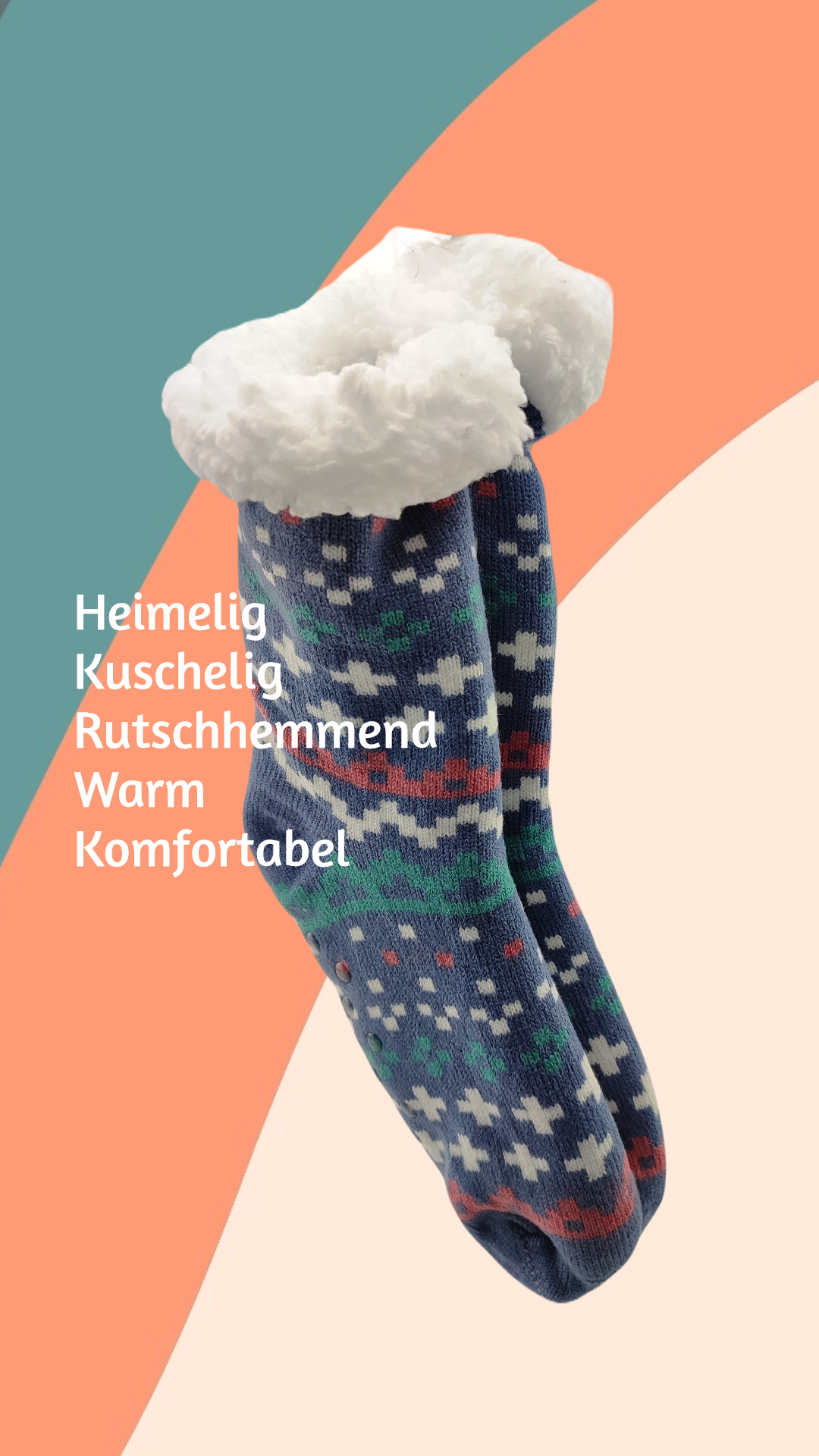 Hebold Kuschelsocken Hüttenzauber Homes Socks Damen – Bild 14