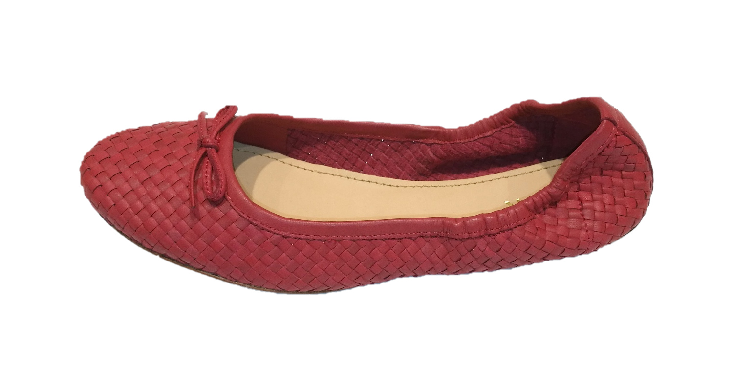 Allan K CAPRI Flecht-Leder-Schuhe Geschlossene Ballerinas – Bild 34