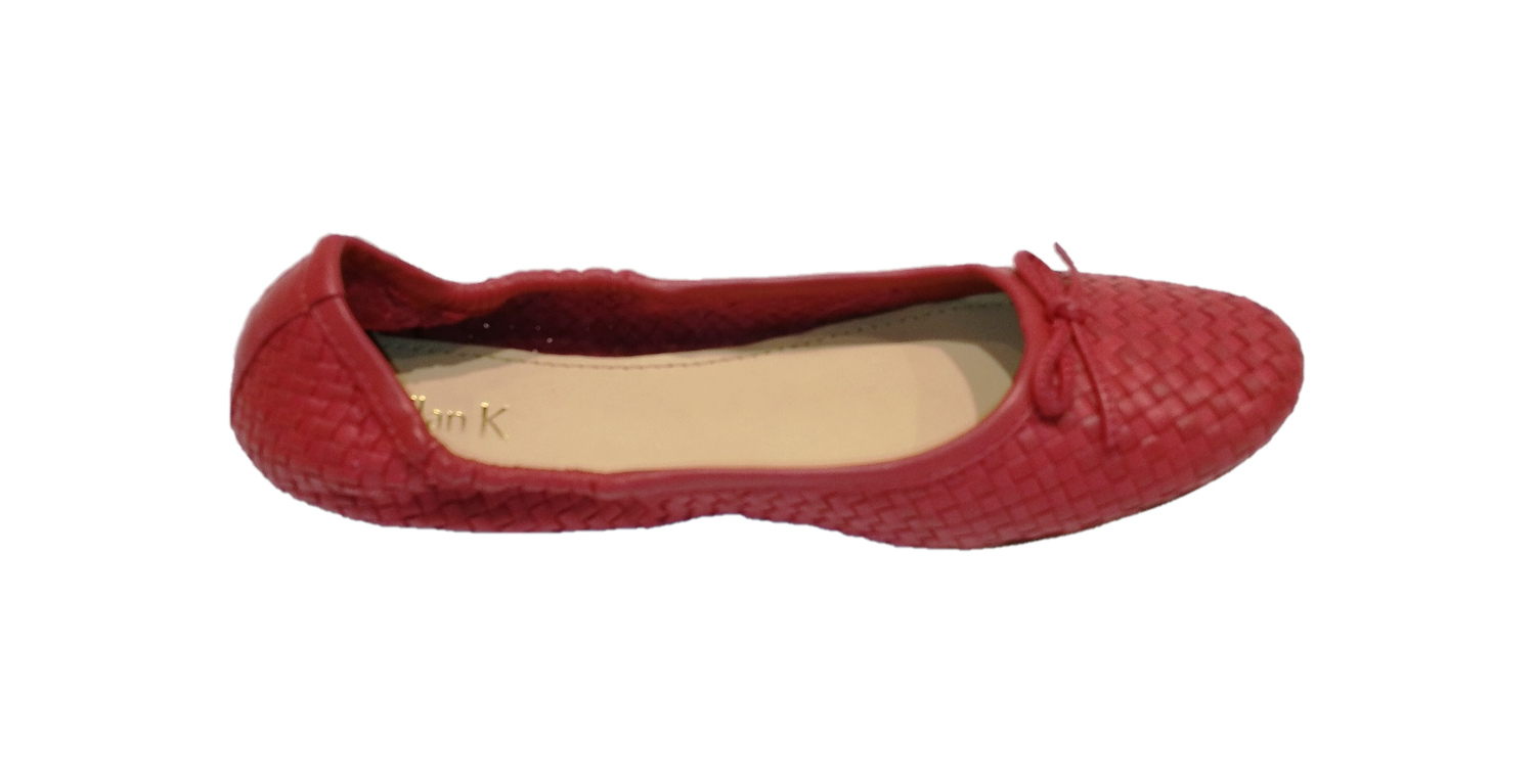 Allan K CAPRI Flecht-Leder-Schuhe Geschlossene Ballerinas – Bild 33