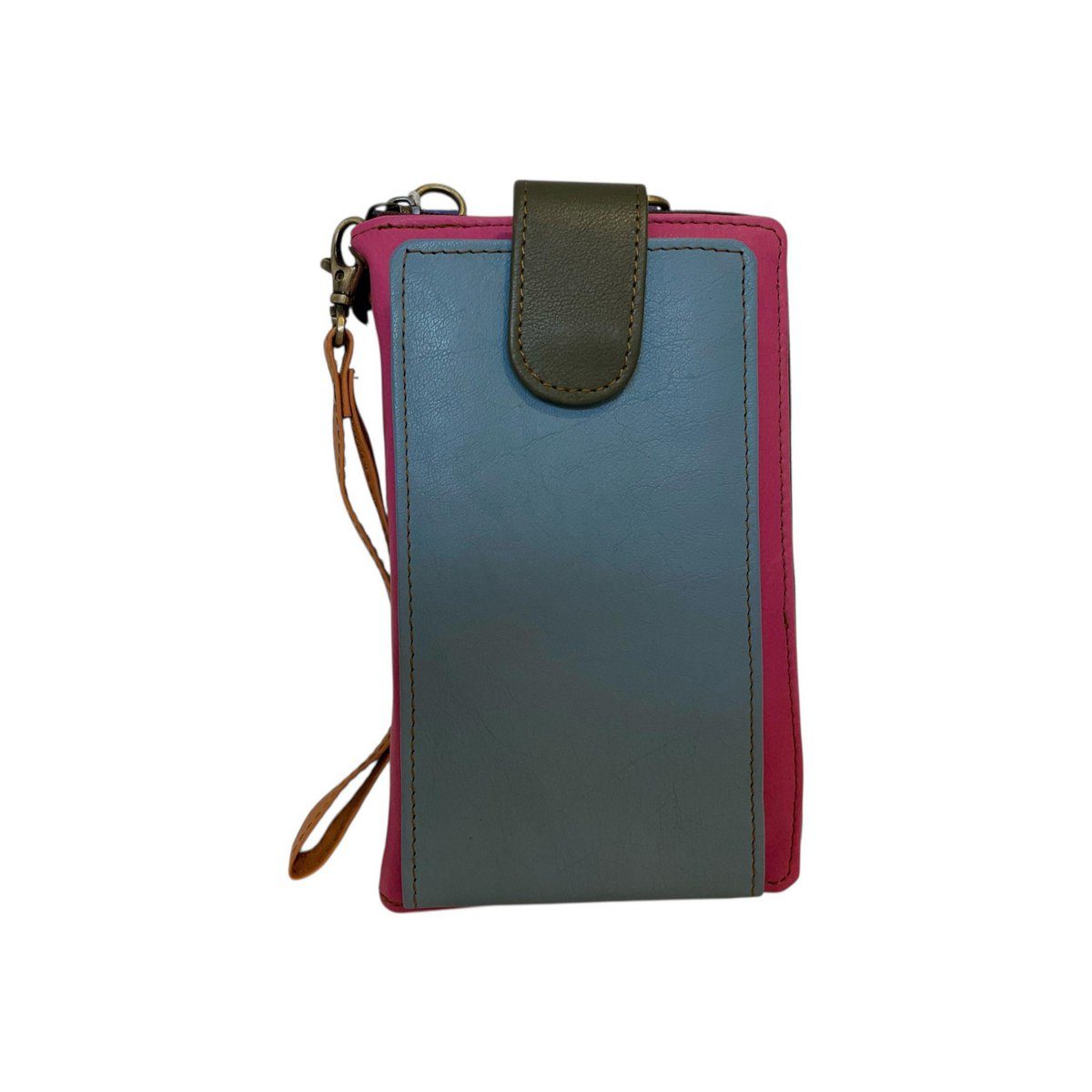 Fairer Handel und nachhaltige Leder -Mobiltasche 69